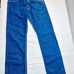 Levi s slim straight blue demin jeans men’s cotton